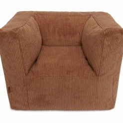Jollein Fauteuil pouf Corduroy Caramel