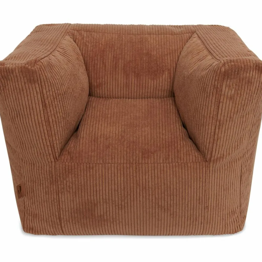 Jollein Fauteuil pouf Corduroy Caramel