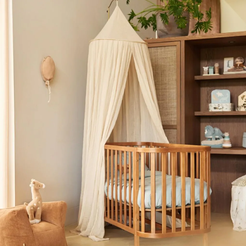 Jollein Fauteuil pouf Corduroy Caramel