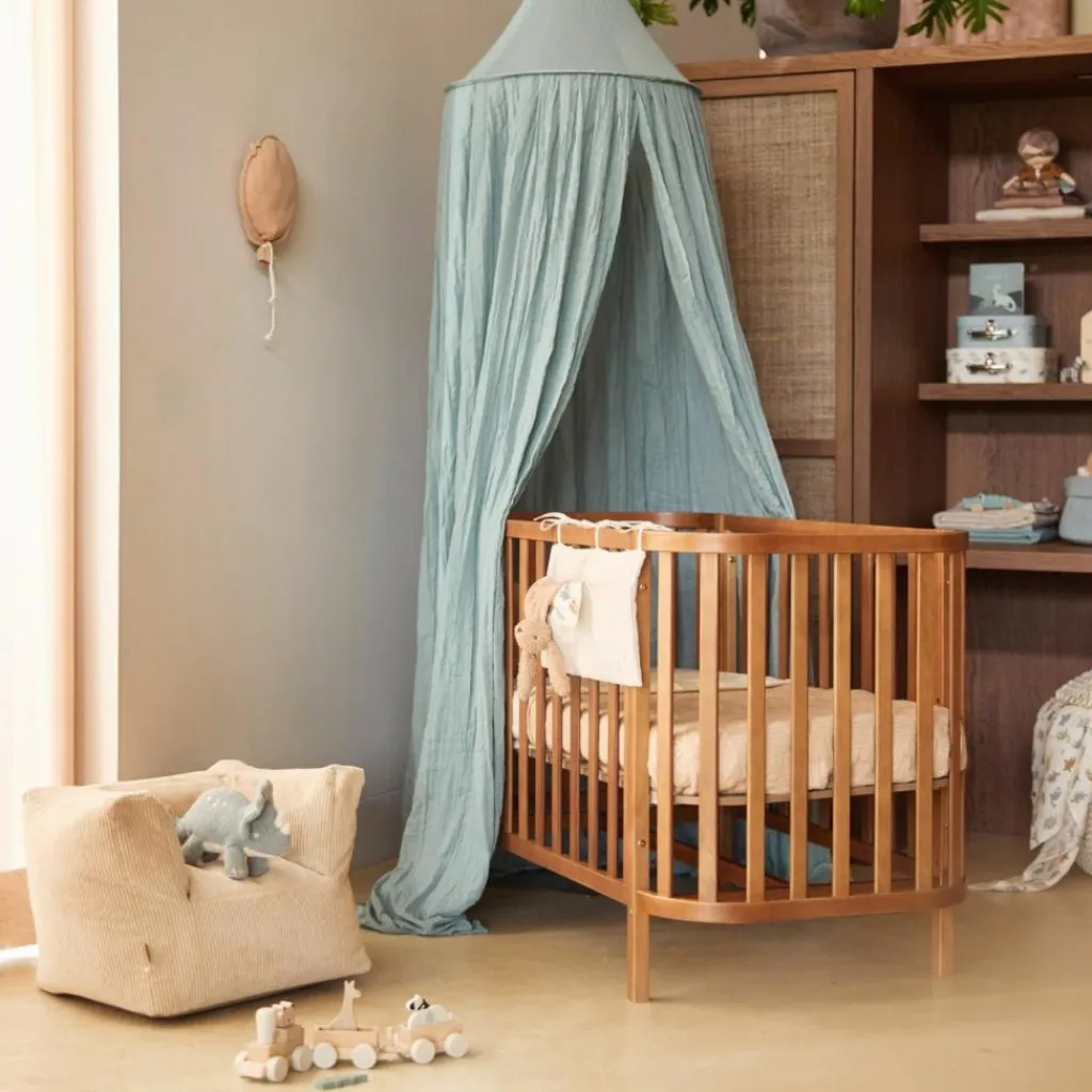 Jollein Fauteuil pouf Corduroy Natural