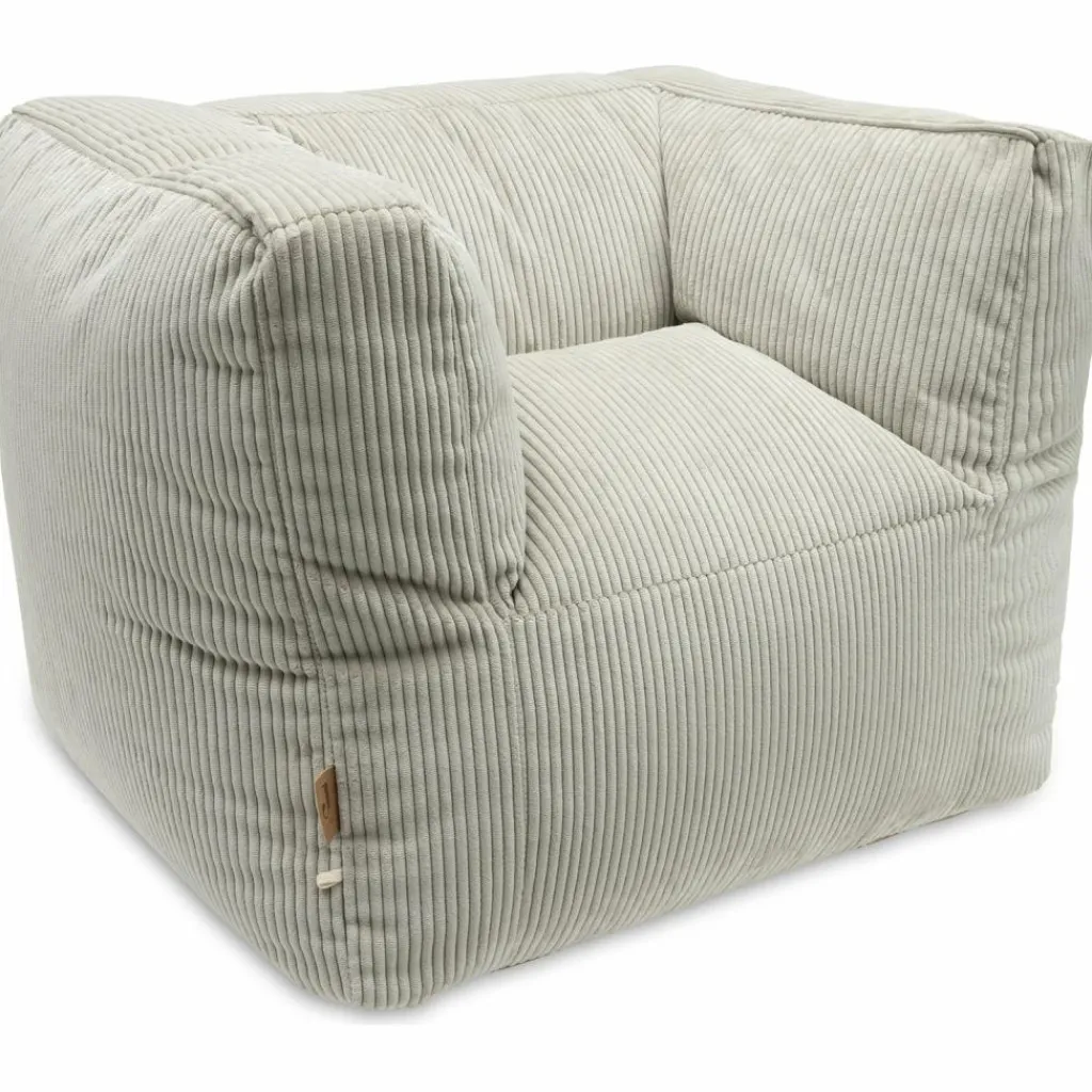 Jollein Fauteuil pouf Corduroy Olive Green
