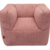 Jollein Fauteuil pouf Corduroy Wild Rose
