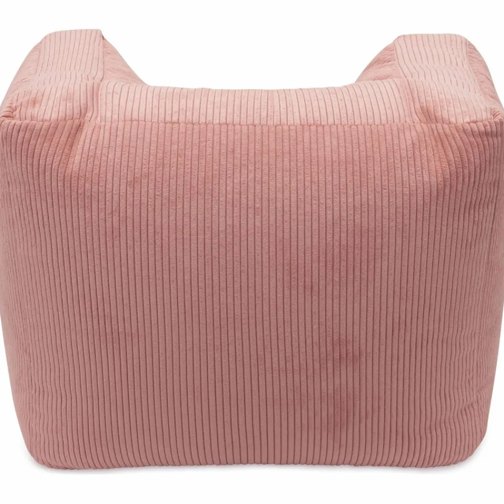 Jollein Fauteuil pouf Corduroy Wild Rose