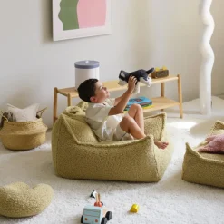 Hot Fauteuil pouf Matcha molletonné Fauteuil / Pouf