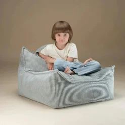 Online Fauteuil pouf Peppermint Green velours côtelé Fauteuil / Pouf