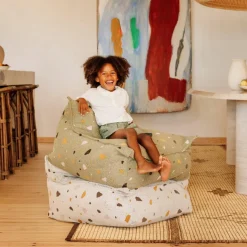 Wigiwama Fauteuil pouf Terrazzo Marble