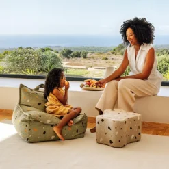 Clearance Fauteuil pouf Terrazzo Moss Fauteuil / Pouf