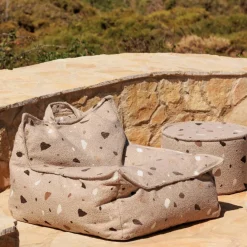 Wigiwama Fauteuil pouf Terrazzo Sand