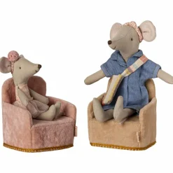 Maileg Fauteuil Souris Rose