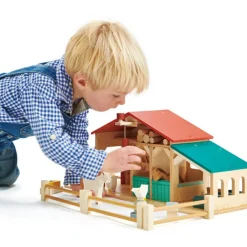 Sale Ferme en bois Maison De Poupée Et Univers De Jeu