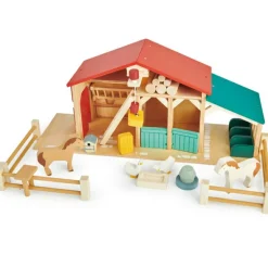 Sale Ferme en bois Maison De Poupée Et Univers De Jeu