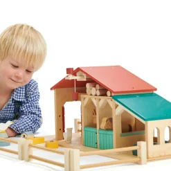 Sale Ferme en bois Maison De Poupée Et Univers De Jeu