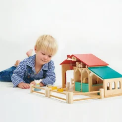 Sale Ferme en bois Maison De Poupée Et Univers De Jeu