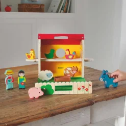 Djeco Ferme en bois nomade Softi-Farm