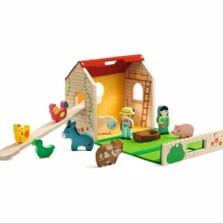 Djeco Ferme en bois nomade Softi-Farm