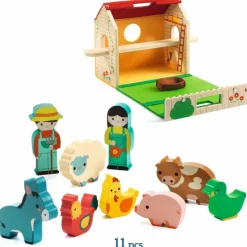 Djeco Ferme en bois nomade Softi-Farm