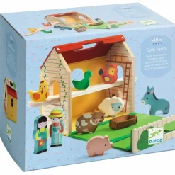 Djeco Ferme en bois nomade Softi-Farm