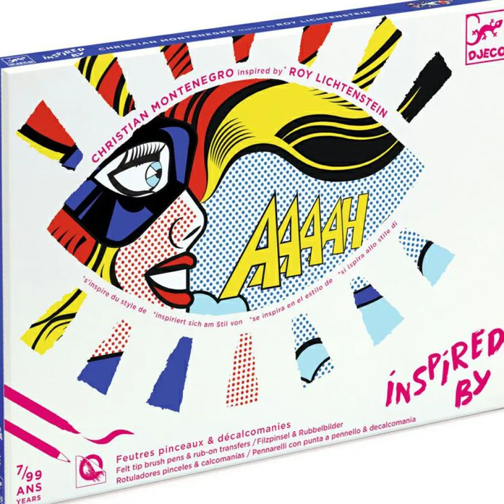 Discount Feutres pinceaux et décalcomanies Inspired by Roy Lichtenstein Dessin Et Peinture