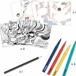 Discount Feutres pinceaux et décalcomanies Inspired by Roy Lichtenstein Dessin Et Peinture