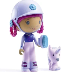 Djeco Figurine avec licorne Joe et Gala Tinyly