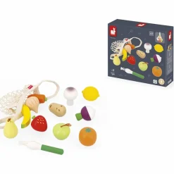 Janod Filet de fruits et légumes Mamie Soleil (12 pièces)