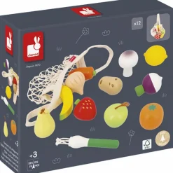 Janod Filet de fruits et légumes Mamie Soleil (12 pièces)