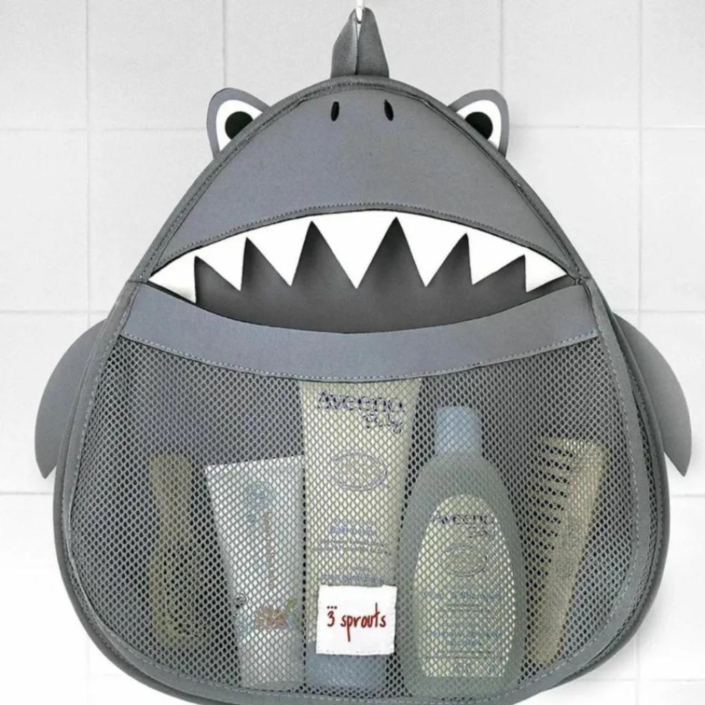 New Filet de rangement jouets de bain Requin Accessoires De Bain