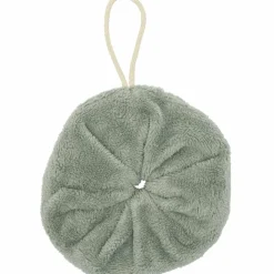 Discount Fleur de douche enfant en éponge bambou vert de gris Accessoires De Bain