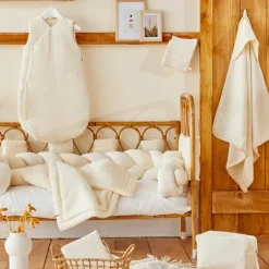 Fleur de douche enfant en éponge bambou mousse de lait Accessoires De Bain