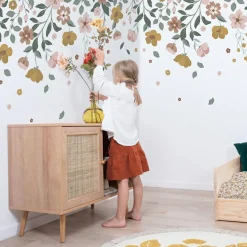 Sale Fresque murale fleurs Delicacy (200 x 248 cm) Papier Peint