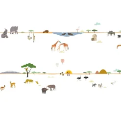 Hot Frise adhésive Safari (5 m) Stickers Muraux