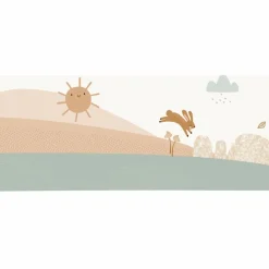 Clearance Frise papier peint Edgar le Renard Stickers Muraux