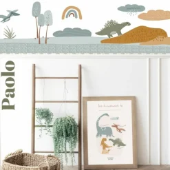 Charlie et Suzie Frise papier peint Paolo