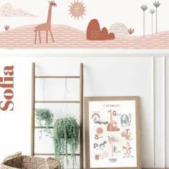 Sale Frise papier peint Sofia Stickers Muraux