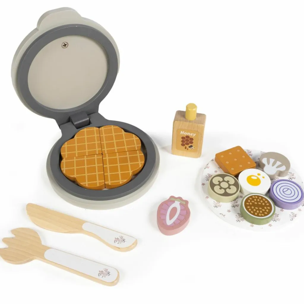 Walking Mum Gaufrier en bois Botton