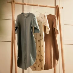 Jollein Gigoteuse à manches amovibles Ajour Sea Green (0-3 mois)