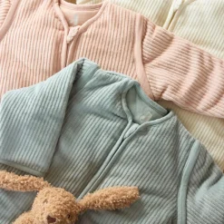 Jollein Gigoteuse à manches amovibles Rib Sea Green (6-18 mois)