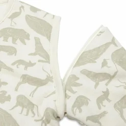 Jollein Gigoteuse à manches amovibles Animals Olive Green TOG 2-3 (6-18 mois)