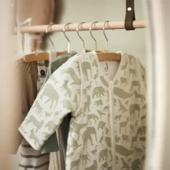 Jollein Gigoteuse à manches amovibles Animals Olive Green TOG 2-3 (6-18 mois)