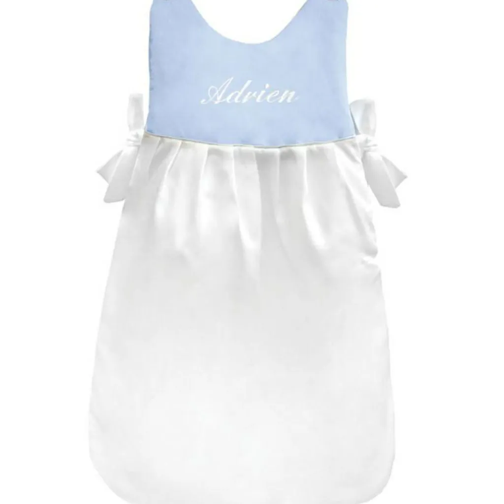 ANVIE Gigoteuse 4 saisons bleue personnalisable (70 cm)