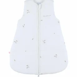 Clearance Gigoteuse blanche brodée en gaze de coton bio (50 cm) Gigoteuse Hiver