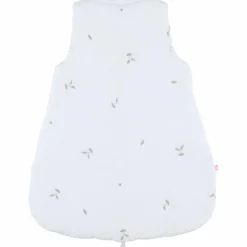 Clearance Gigoteuse blanche brodée en gaze de coton bio (50 cm) Gigoteuse Hiver