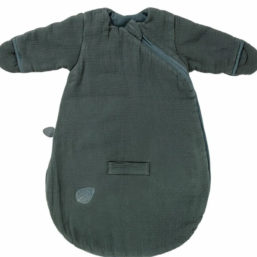 Nattou Gigoteuse chaude en coton vert foncé Luna & Axel TOG 2 (60 cm)