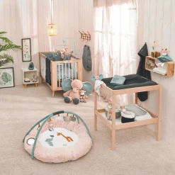 Nattou Gigoteuse chaude en coton vert foncé Luna & Axel TOG 2 (60 cm)