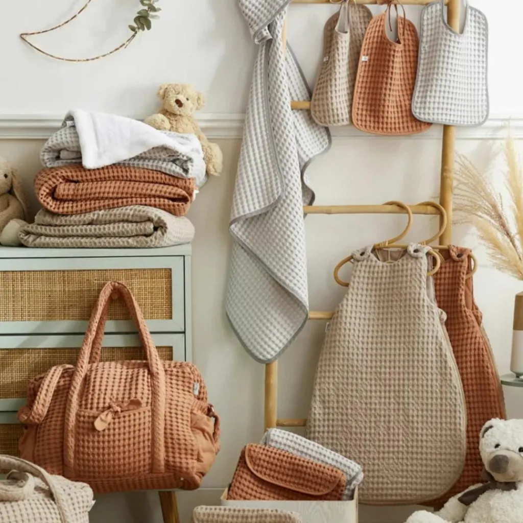 Gigoteuse chaude TOG 3 en coton gaufré Latte (6-18 mois) Gigoteuse Hiver