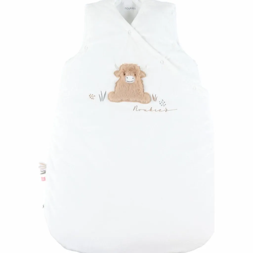 Noukie's Gigoteuse écrue brodée en Veloudoux (70 cm)