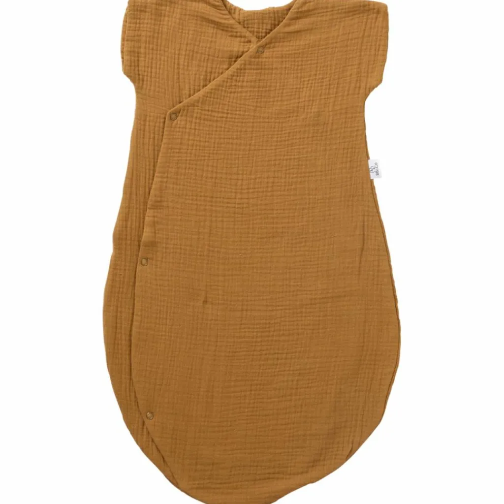 Discount Gigoteuse d'été forme kimono double gaze havane (0-6 mois) Gigoteuse Été