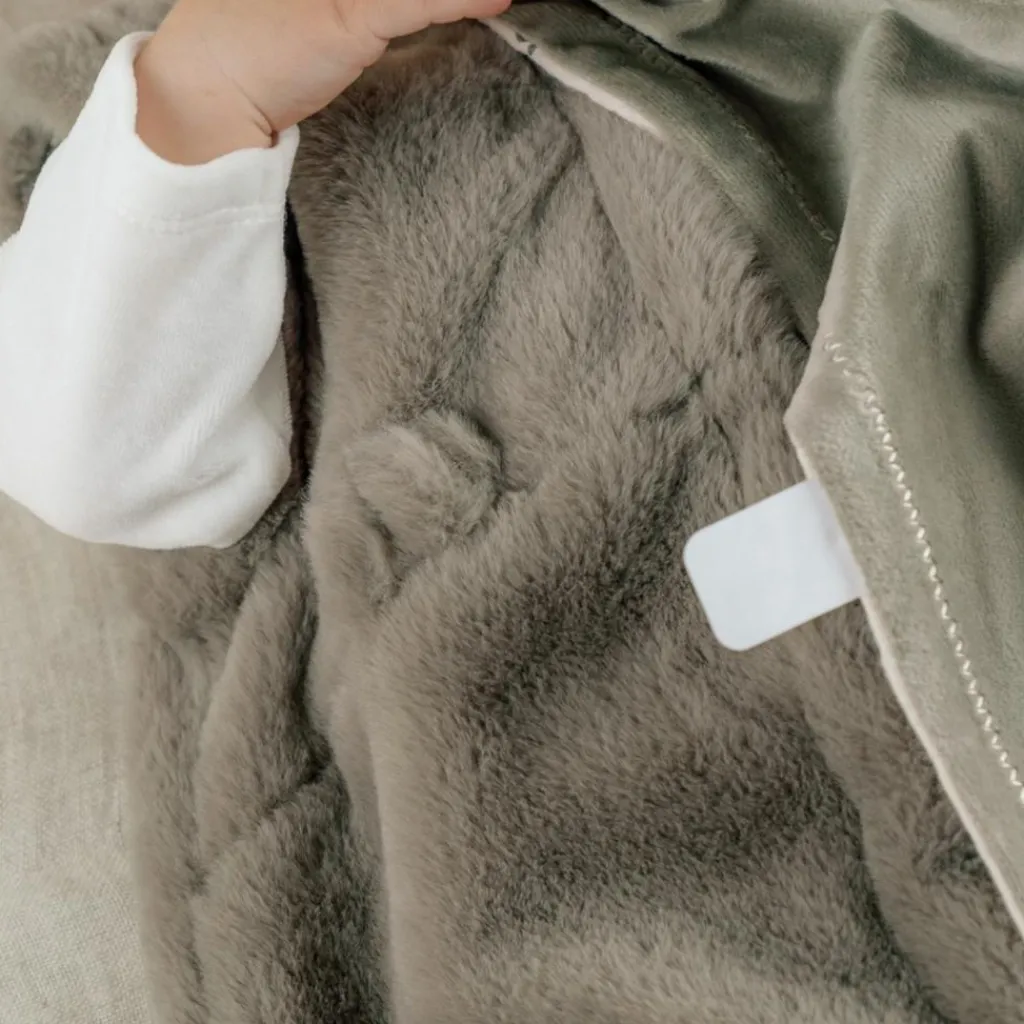 Best Gigoteuse en fausse fourrure kaki (70cm) Gigoteuse Hiver