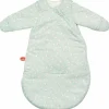Nattou Gigoteuse en popeline TOG 2 verte Mila, Zoé et Lana (0-3 mois)