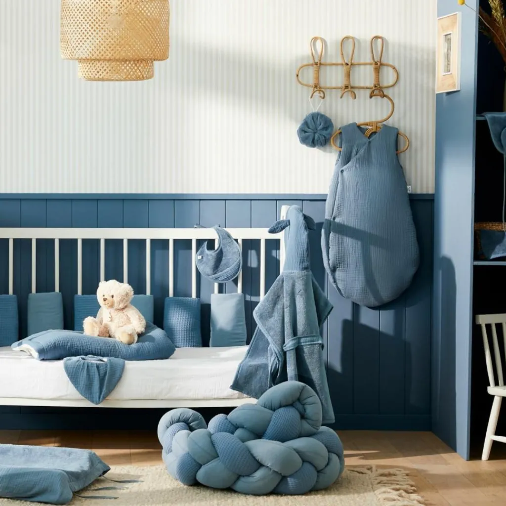 Online Gigoteuse forme kimono double gaze pierre bleue (18-36 mois) Gigoteuse Hiver